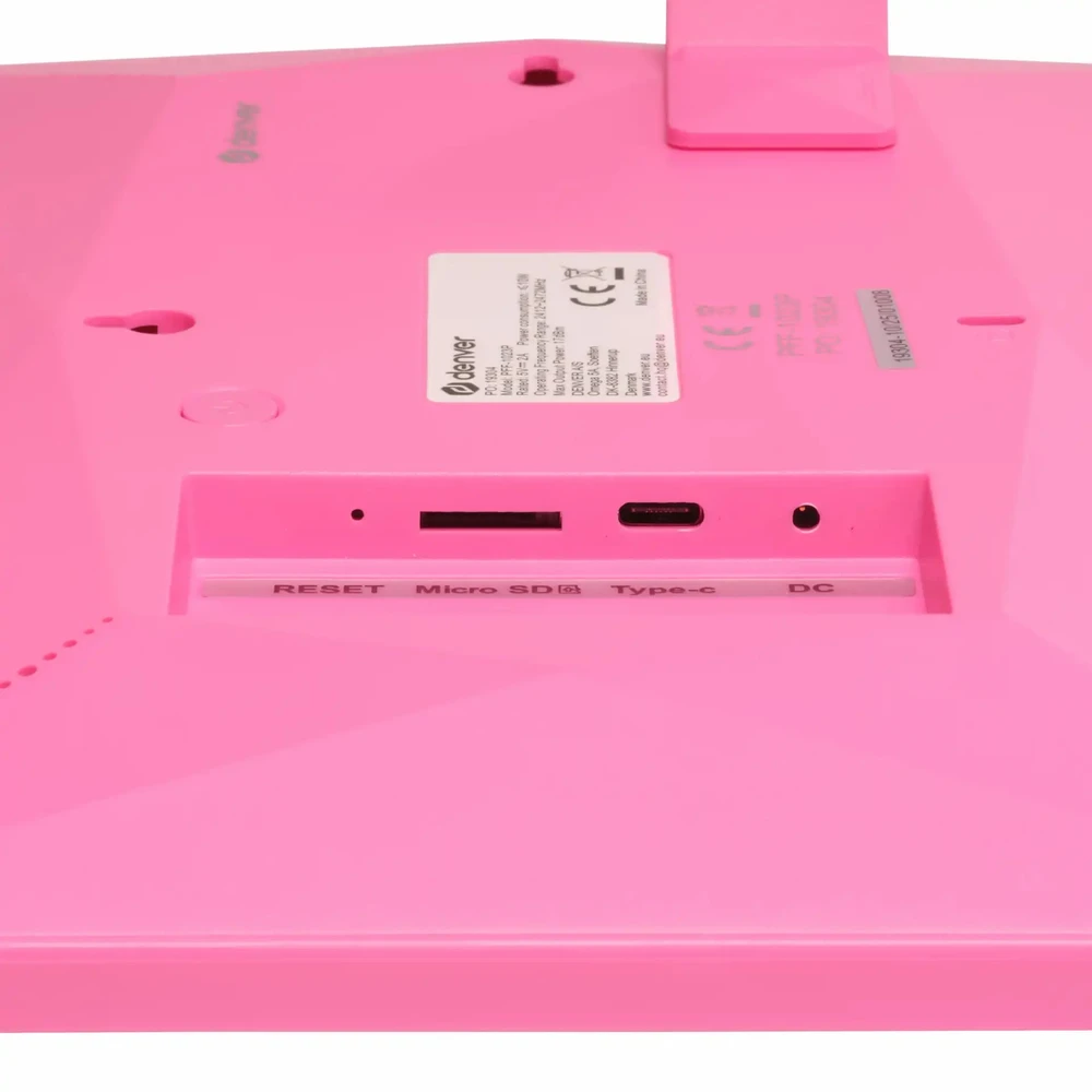 DNV Denver PFF-1023P skaitmeninis nuotraukų rėmelis Rožinė 25,6 cm (10.1″) Lietimui jautrus ekranas „Wi-Fi“