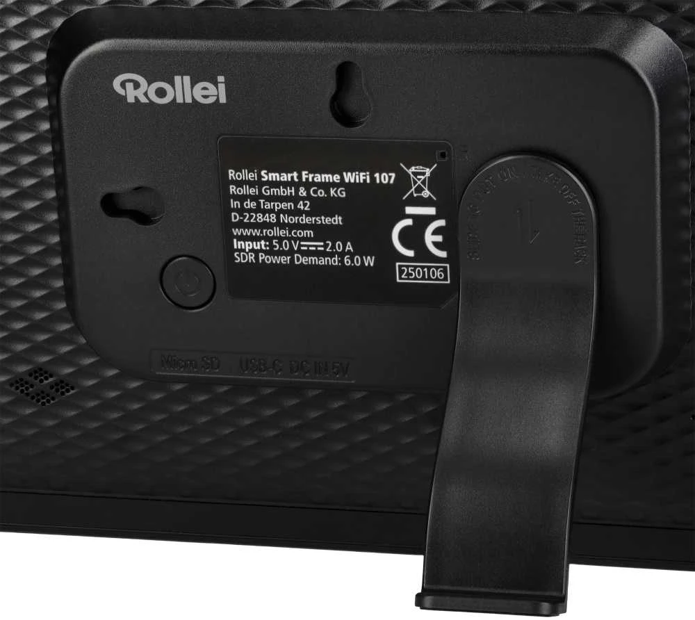 Nuotraukų rėmelis Rollei fotorámeček WiFi 107 juoda