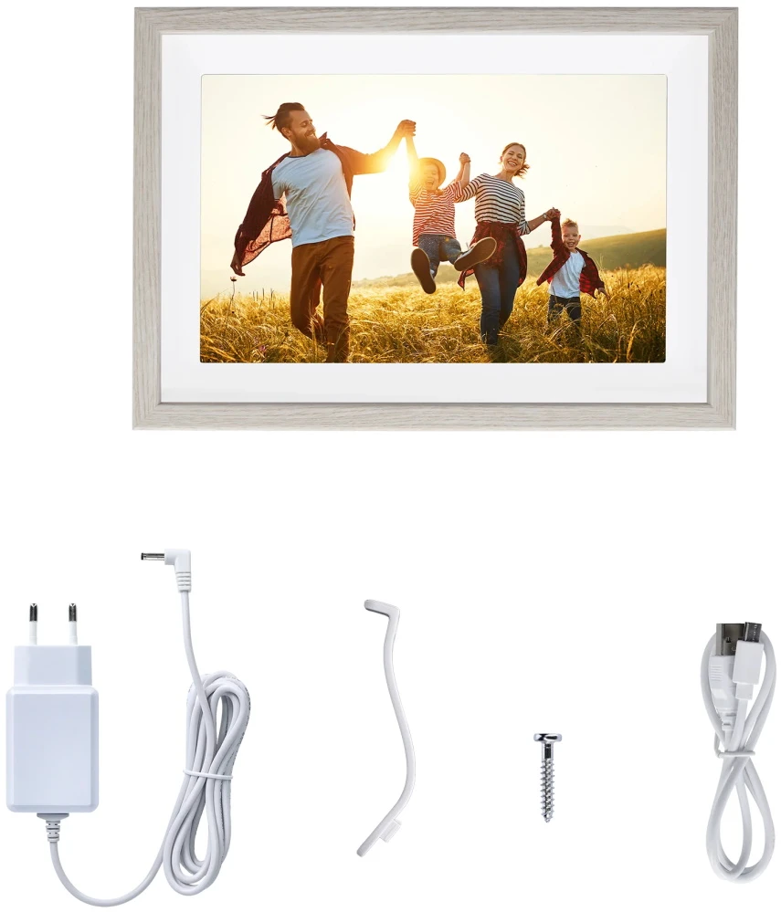 Nuotraukų rėmelis Ramka cyfrowa Rollei 108 cyfrowa ramka na zdjęcia Baltas 25,6 cm (10.1'') Ekran dotykowy Wi-Fi