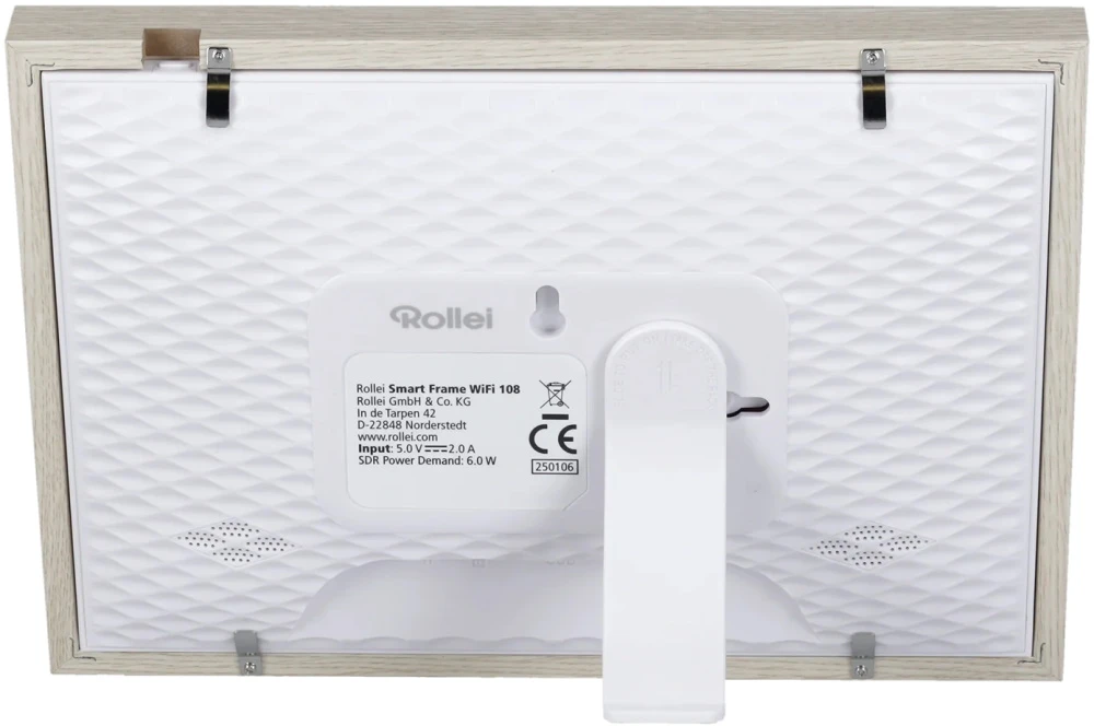 Nuotraukų rėmelis Ramka cyfrowa Rollei 108 cyfrowa ramka na zdjęcia Baltas 25,6 cm (10.1'') Ekran dotykowy Wi-Fi