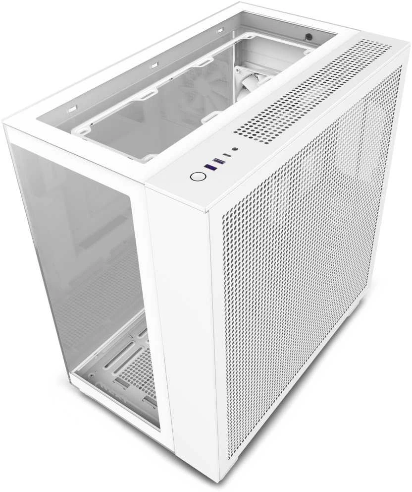 NZXT PC dėklas H9 Elite Midi bokštinis langas baltas
