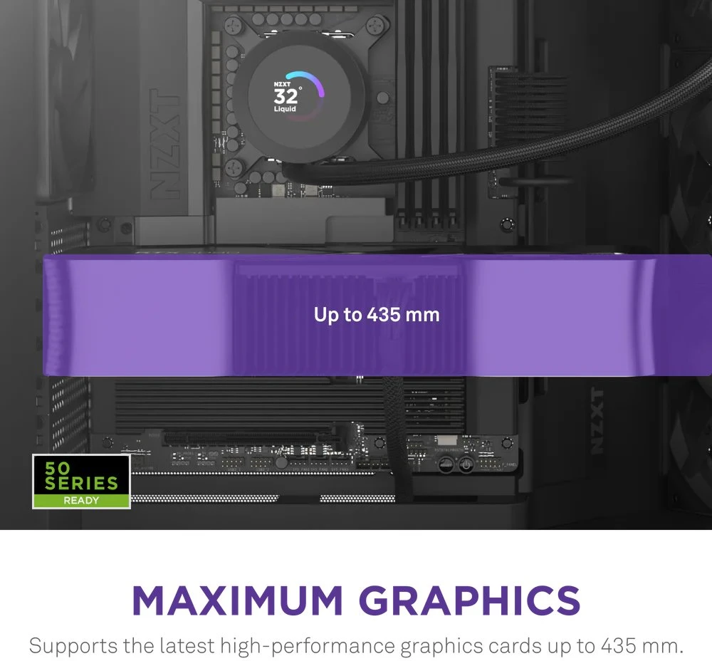 NZXT H9 Flow Midi Tower Juodas