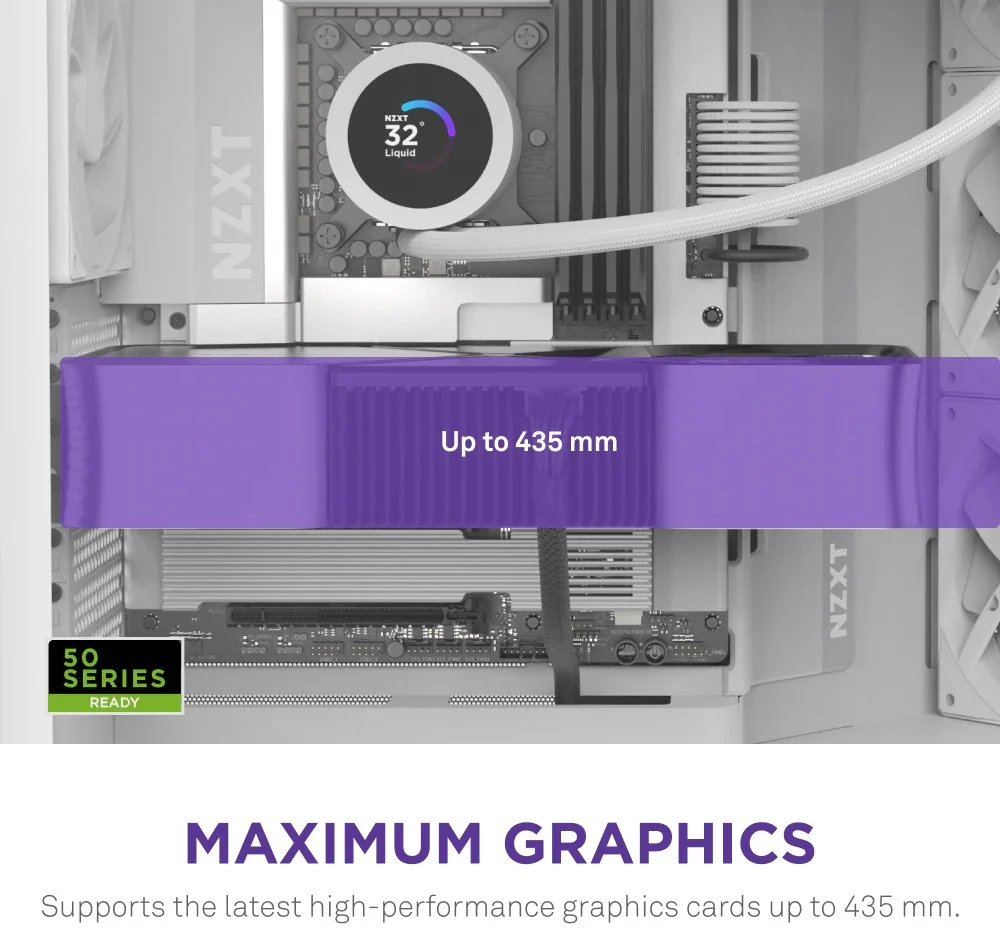 NZXT H9 Flow (2025) balta