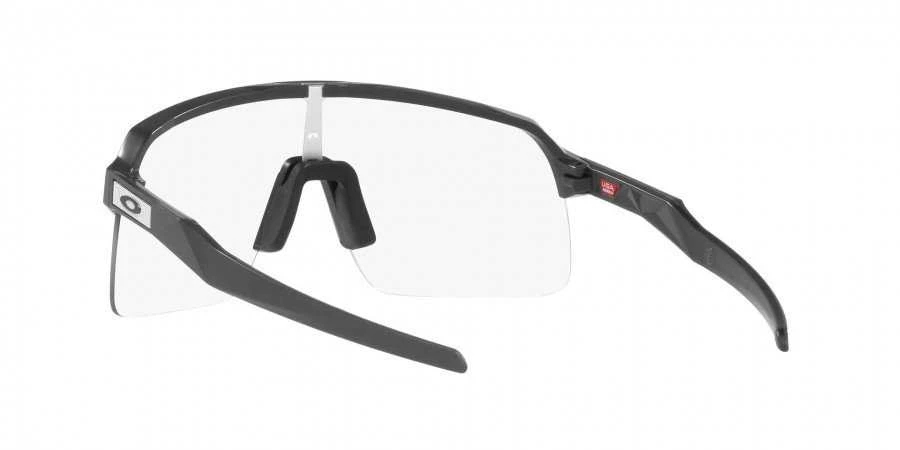 OAKLEY Sutro Lite Matte Carbon/Clear To Juodas Iridium Photochromic sportiniai saulės akiniai
