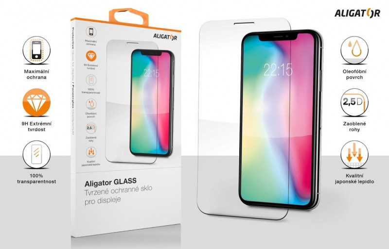 Ekrano apsauga GLASS Aligator S6600, originali