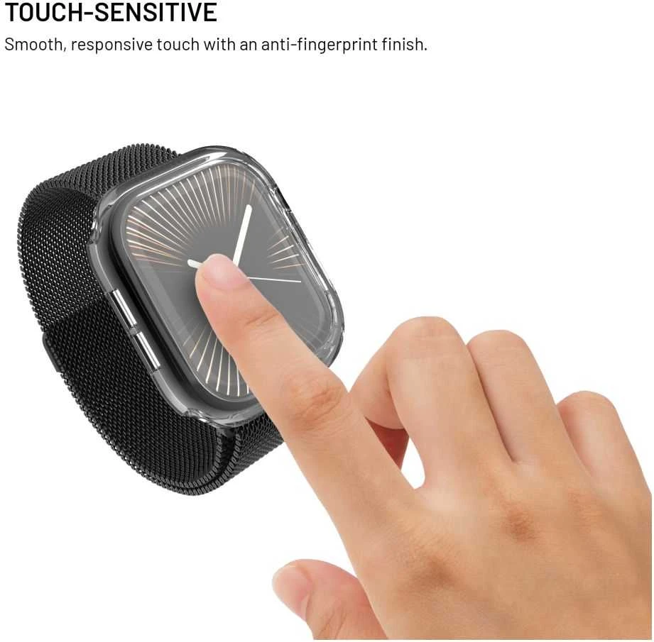 „FIXED Pure“ skirtas „Apple Watch Series 10“ 42 mm laikrodžiui, skaidrus