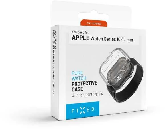 „FIXED Pure“ skirtas „Apple Watch Series 10“ 42 mm laikrodžiui, skaidrus