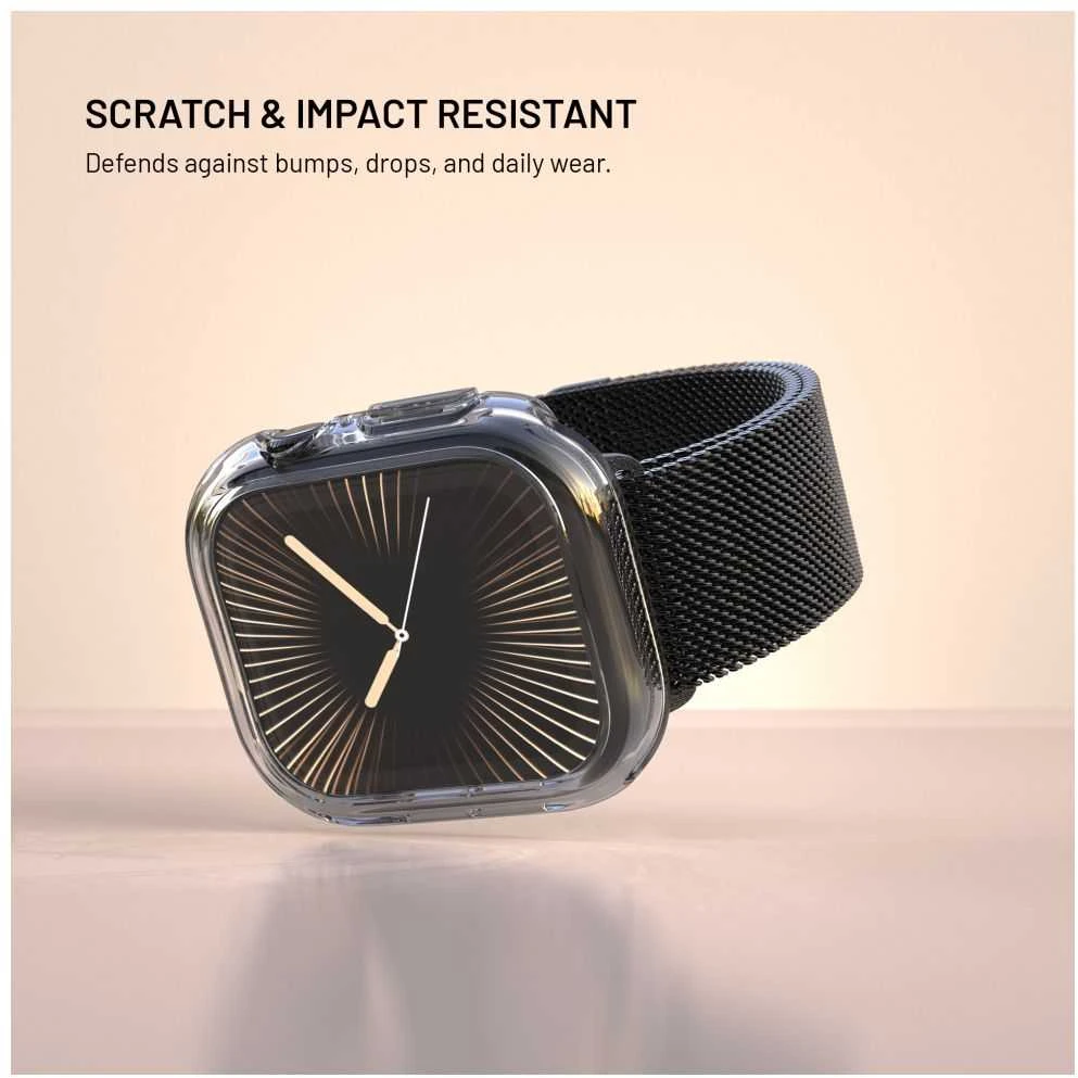 „FIXED Pure“ skirtas „Apple Watch Series 10“ 42 mm laikrodžiui, skaidrus
