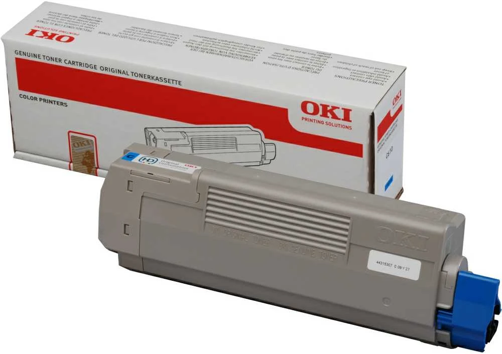 Oki C 610 (44315307), žydra kasetė