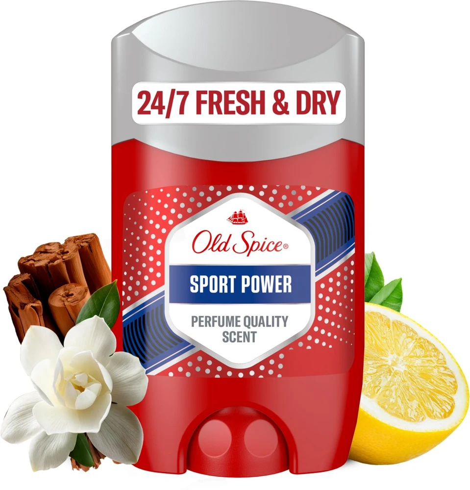 Old Spice Sport Power antiperspirantas su citrusų motyvais