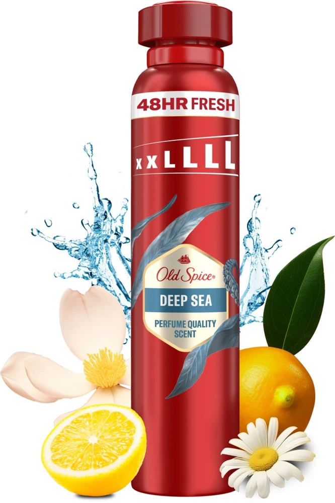 Old Spice Deep Sea dezodorantas su gaiviaisiais elementais