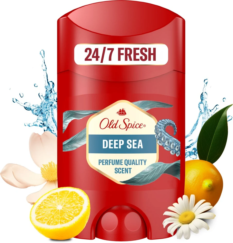 Old Spice Deep Sea Dezodorantas Stick pieštukinis dezodorantas vyrams, 50 ml