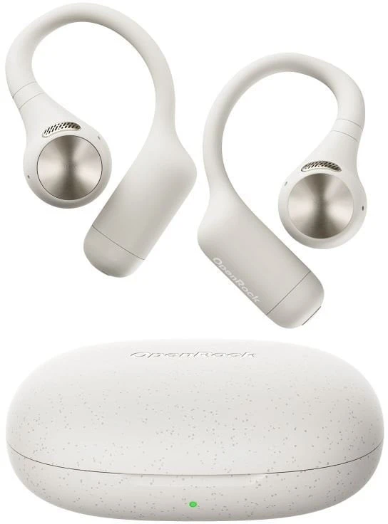 Ausinės Oneodio OpenRock S2 – Belaidės Sport Open Earbuds, Bluetooth, Baltas