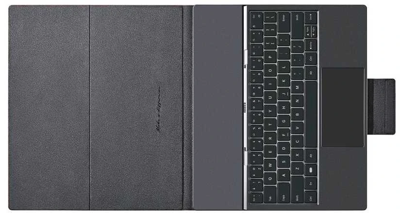 Onyx Boox Note Max / Tab X C magnetinis dėklas su klaviatūra, rudas