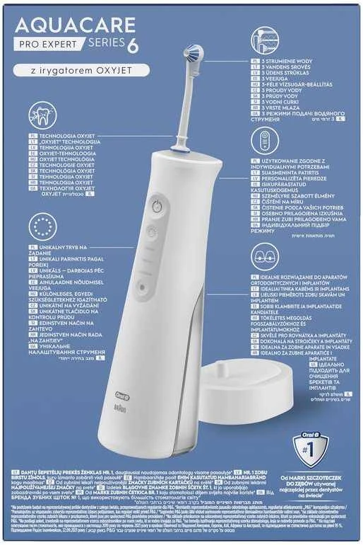 Irigatorius Oral-B AquaCare 6 Pro-Expert