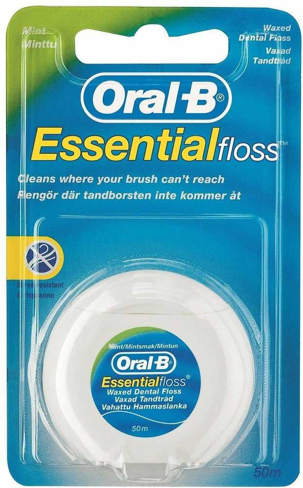Oral-B Essential Dantų Siūlas, Mėtų Skonio, 50 m