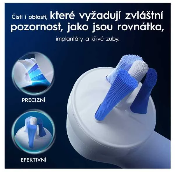 „Oral-B iO“ tarpdančių valymo priemonės, atsarginės breketų galvutės, 2 vnt.