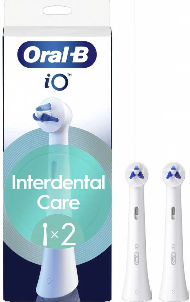 „Oral-B iO“ tarpdančių valymo priemonės, atsarginės breketų galvutės, 2 vnt.
