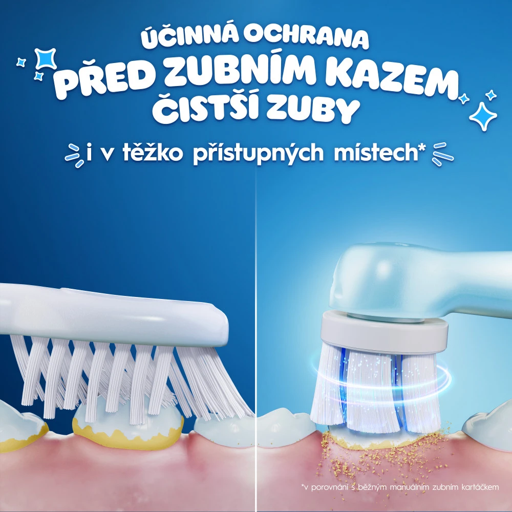 Elektrinis dantų šepetėlis Oral-B IOS2K.1I9.K STITCH, mėlyna