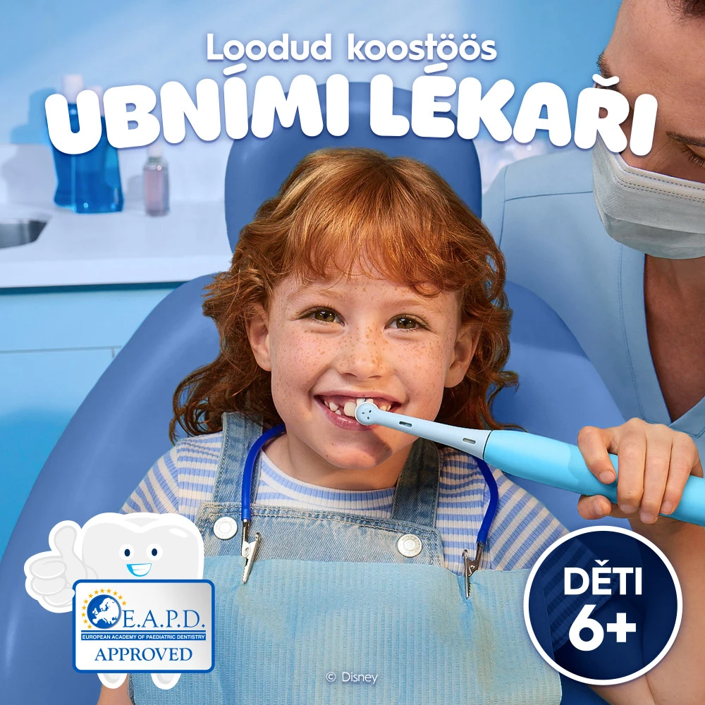 Elektrinis dantų šepetėlis Oral-B IOS2K.1I9.K STITCH, mėlyna