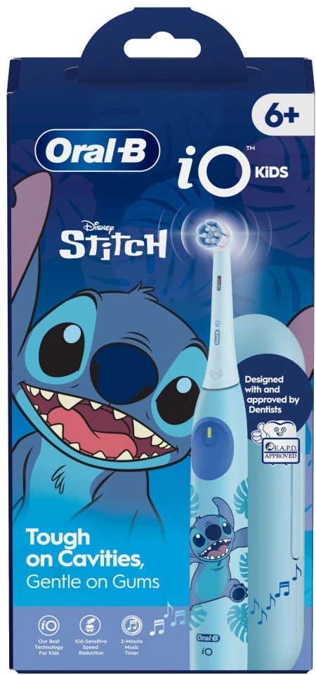 Elektrinis dantų šepetėlis Oral-B IOS2K.1I9.K STITCH, mėlyna
