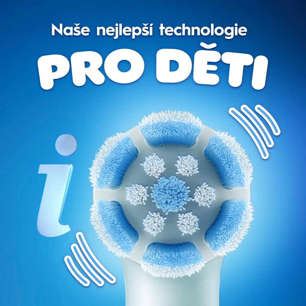 Elektrinis dantų šepetėlis Oral-B IOS2K.1I9.K STITCH, mėlyna