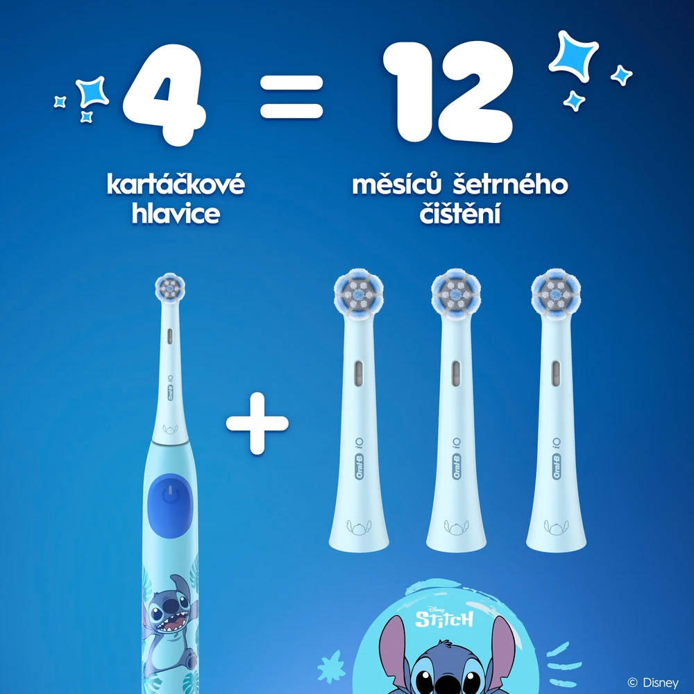 Dantų šepetėlio galvutė Oral-B IO RB SBLF-4, 4 vnt.