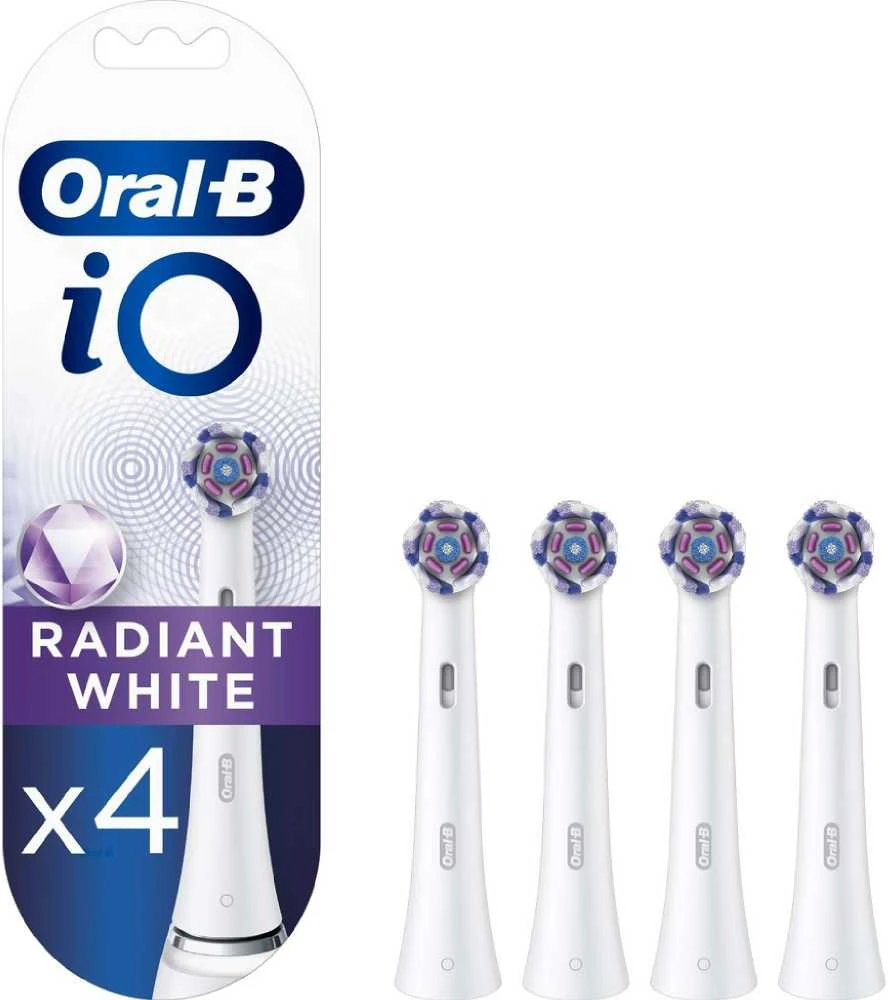 Oral-B iO Whitening galvutės, pakuotė po 4 vnt.