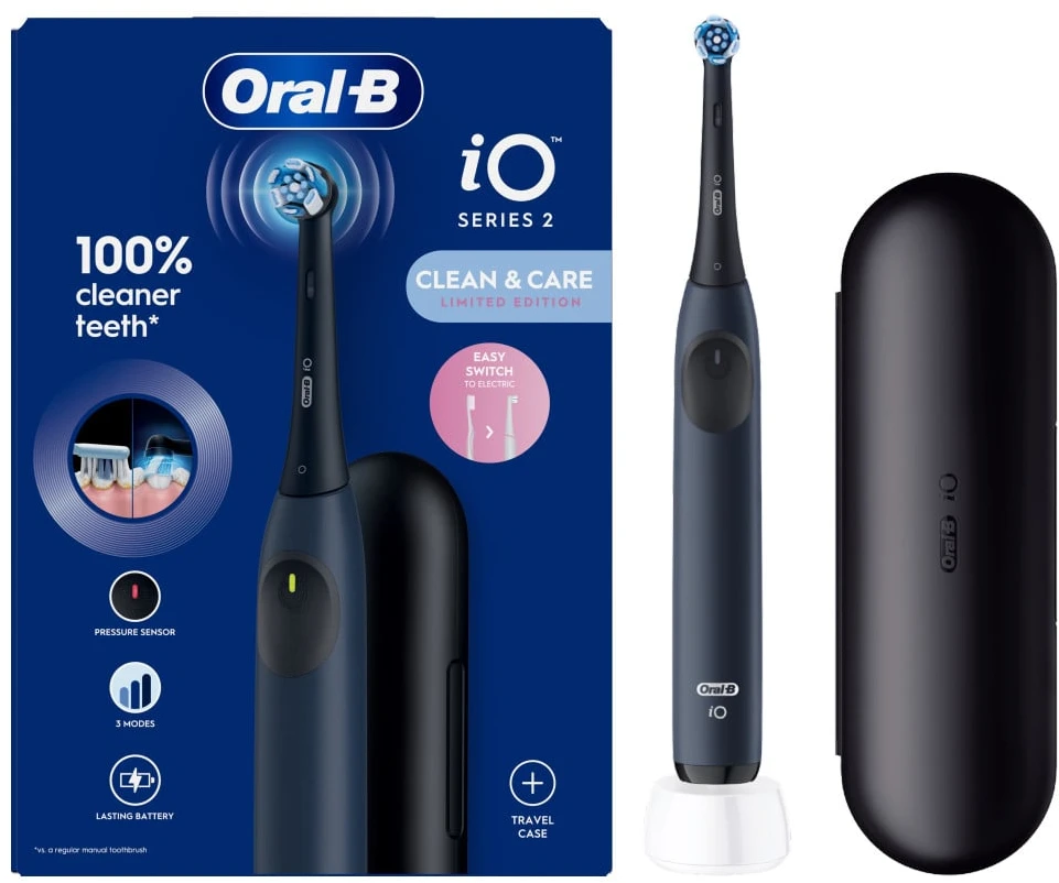 Dantų šepetėlis Oral-B iO 2 Ocean Mėlyna + Dėklas mėlyna