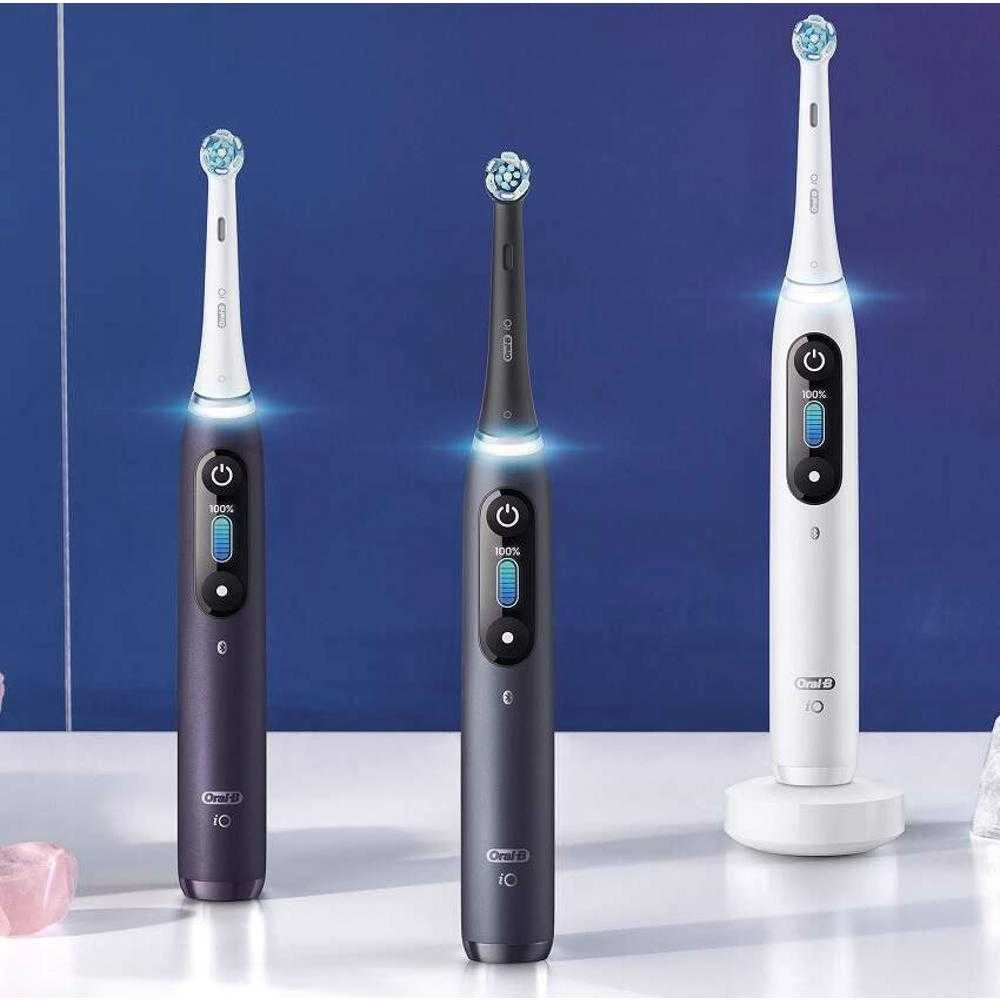 Elektrinis dantų šepetėlis Oral-B iO8, juodas