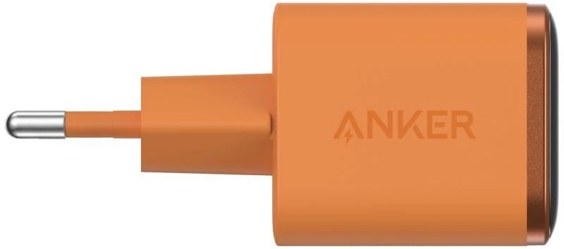 Anker Nano Charger 45W, Smart Ekranas, Oranžinis | 24 pin USB-C