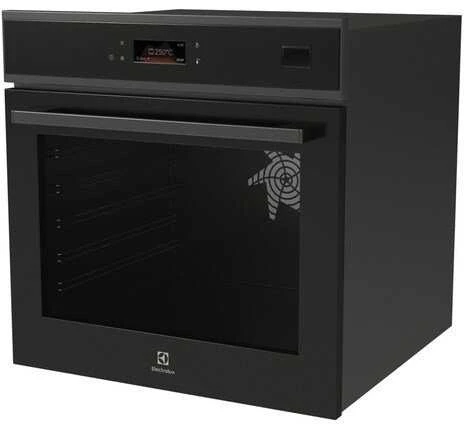 Juodos spalvos garinė orkaitė Electrolux EOB8S39H