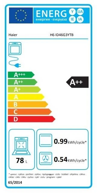 Orkaitė Haier H6 ID46G3YTB