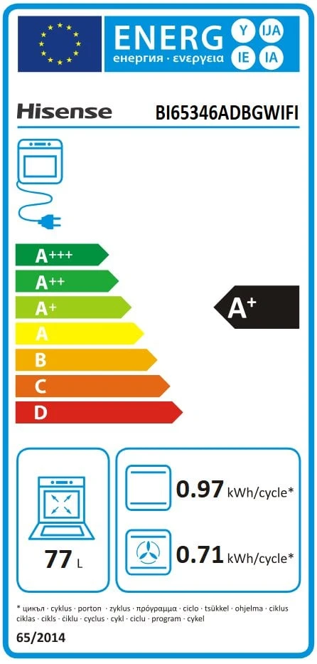 Orkaitė HISENSE BI65346ADBGWIFI