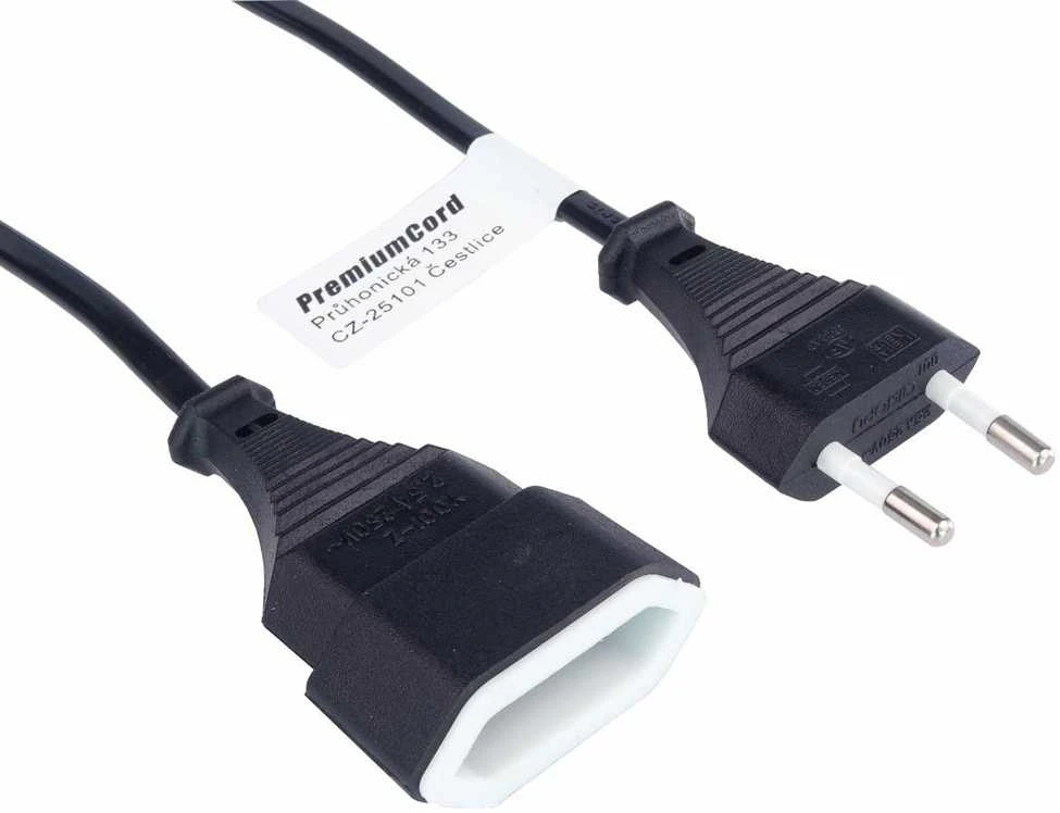 PREMIUMCORD Maitinimo laidas 230V, ilgintuvas, 3m