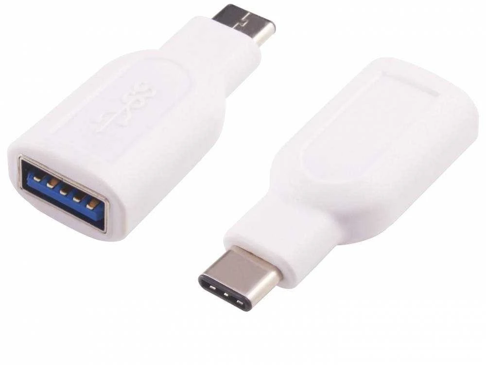 Balti USB-C į USB 3.0 OTG adapteriai