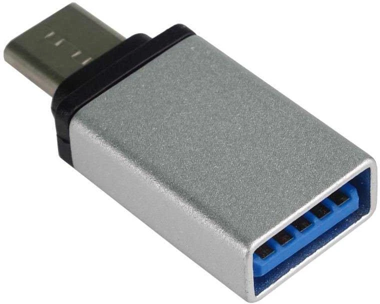 USB-C į USB 3.0 adapteris, sidabrinis