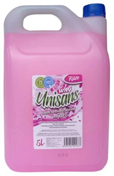 Ostatní Antimicrobial soap UNISANS Rose 5l, pH 5.5