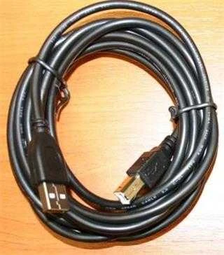 GEMBIRD CCP-USB2-AMBM-10 USB 2.0 A- B 3m cable juodos spalvos