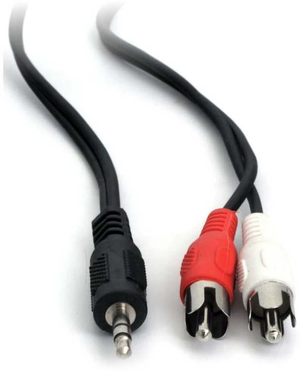 Garso kabelis 3.5mm Jack į 2x RCA