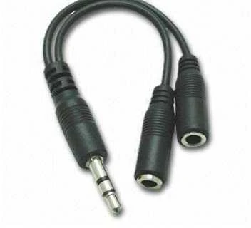 Garso kabelis Jack 3.5mm 1 į 2 skirstytuvas