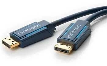 „Clicktronic DisplayPort“ – „DisplayPort“ kabelis 15 m mėlynas (RB70716)