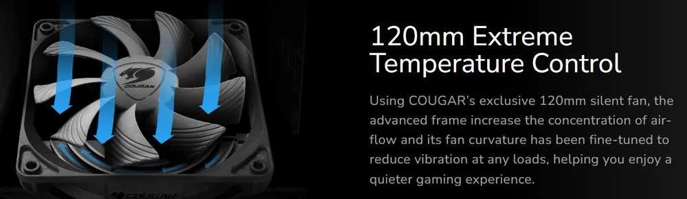 COUGAR STC600 PSU, 80 plus Baltas, 600W