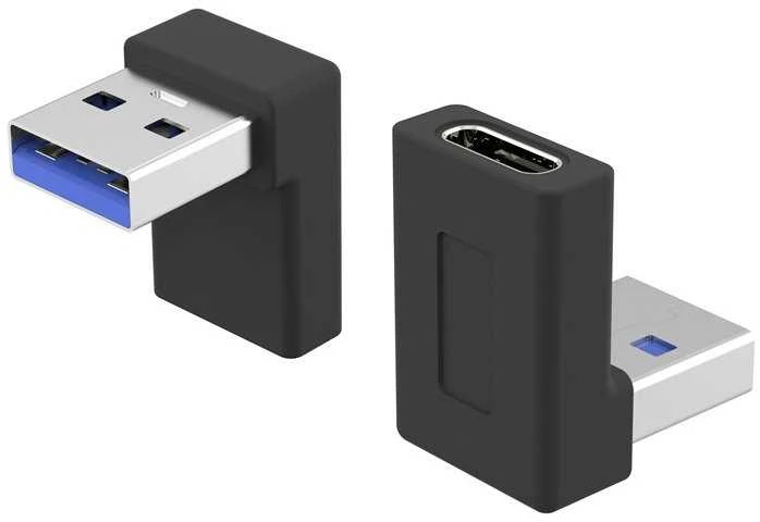 Kampiniai USB-C į USB-A adapteriai pora