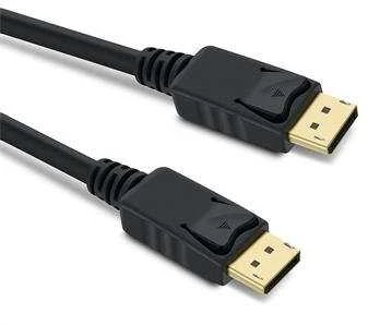 DisplayPort 1.4 kabelio jungtys su fiksatoriais