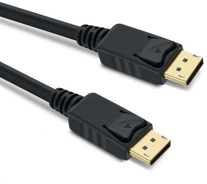 DisplayPort kabelis su fiksavimo mechanizmu