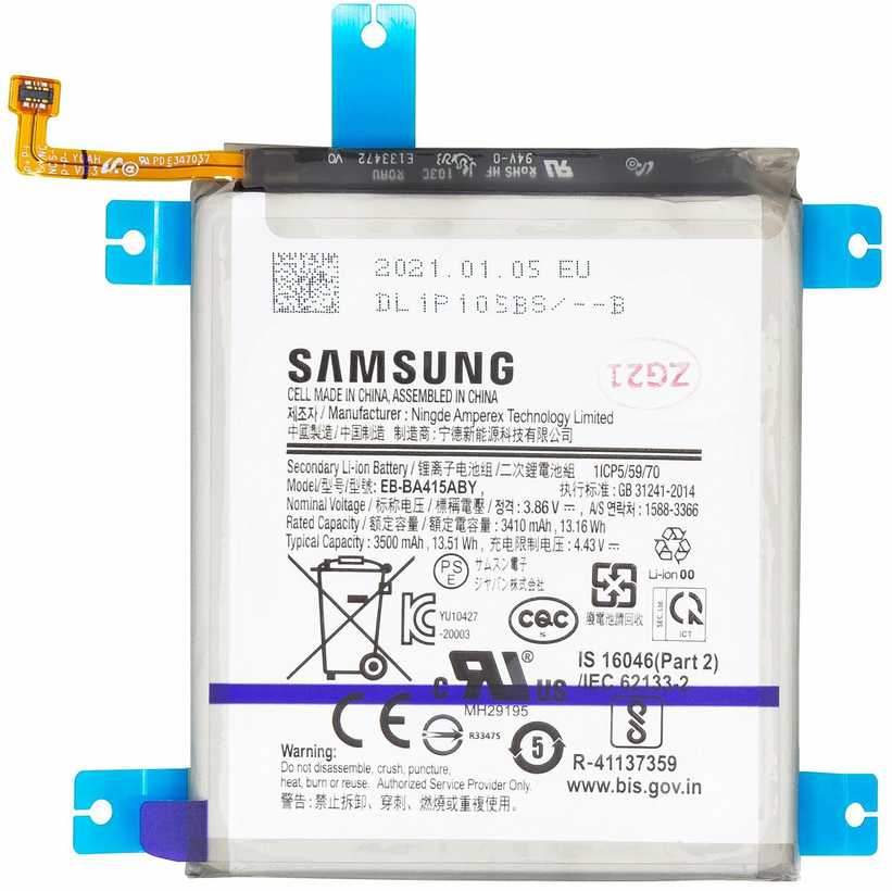 EB-BA415ABY „Samsung“ ličio jonų akumuliatorius, 3500 mAh (servisų paketas)