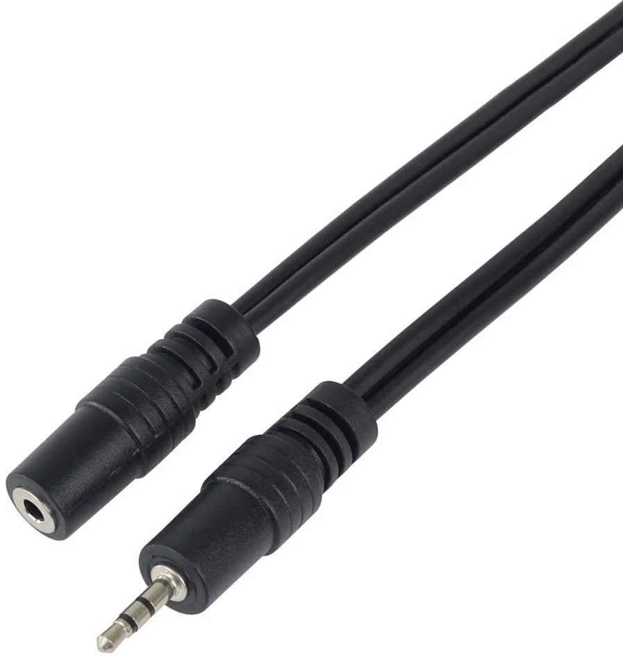 „PremiumCord“ maitinimo laidas PREMIUMCORD Garso kabelis 2,5 mm lizdas - lizdo prailginimas 5 m (M/F, stereofoninis)