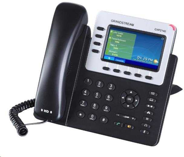 IP telefonas Grandstream GXP2140, juodas
