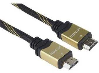 Kabelis PremiumCord HDMI - HDMI 5m auksas (kphdm2q5)